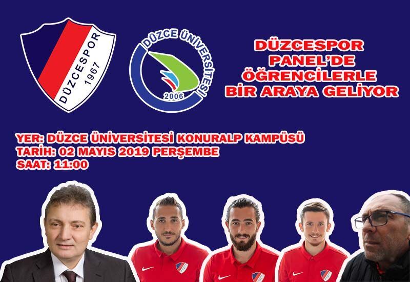 Takımımız Düzce Üniversitesinde Panele Katılacak