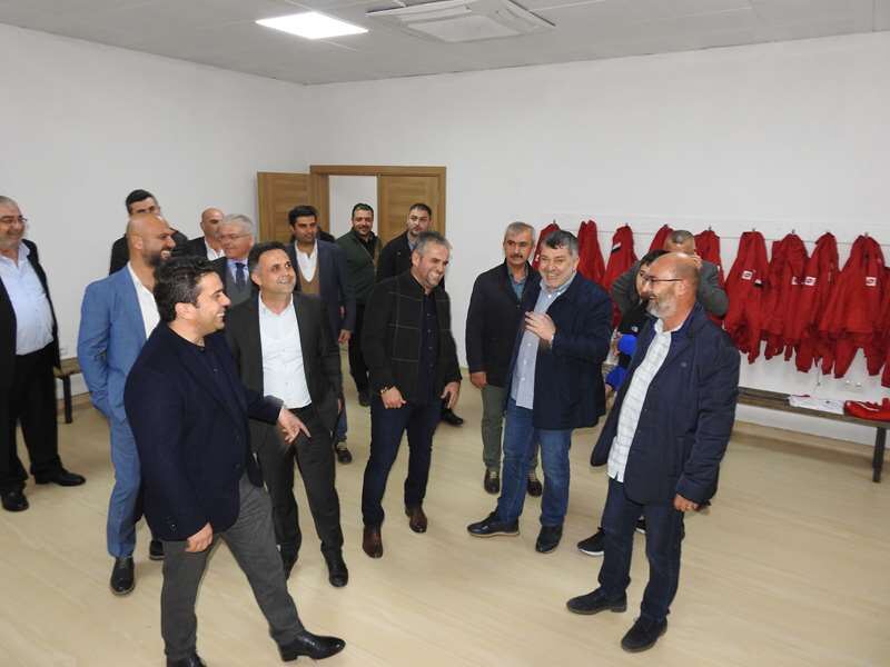 OLGUN AYDIN DÜZCESPOR TESİSLERİNİ ZİYARET ETTİ.