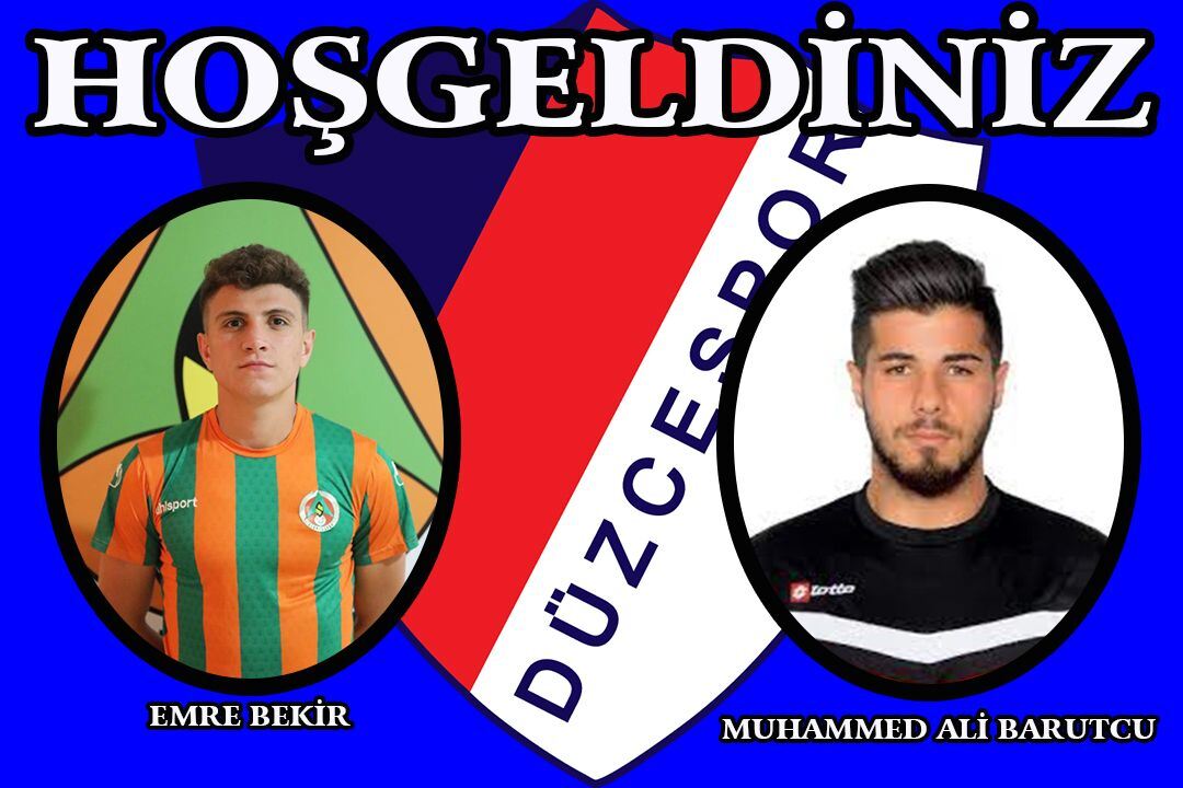 Takımımızdan iki yeni transfer daha