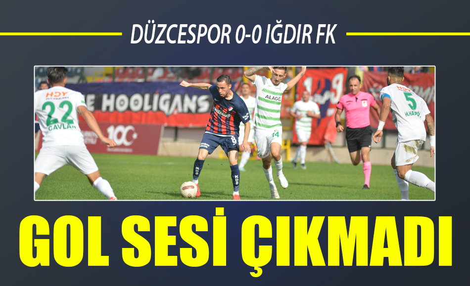 Iğdır FK Müsabakası Beraberlikle Tamamlandı