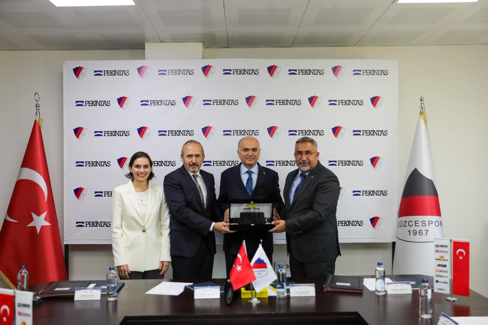 PEKİNTAŞ DÜZCESPOR’A SPONSOR OLDU