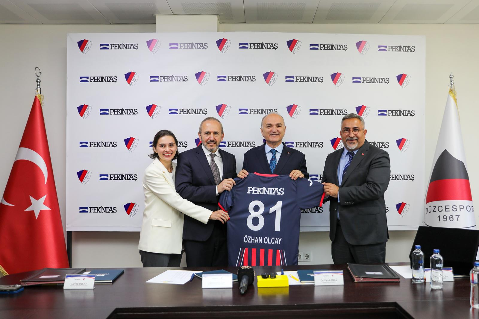 PEKİNTAŞ DÜZCESPOR’A SPONSOR OLDU