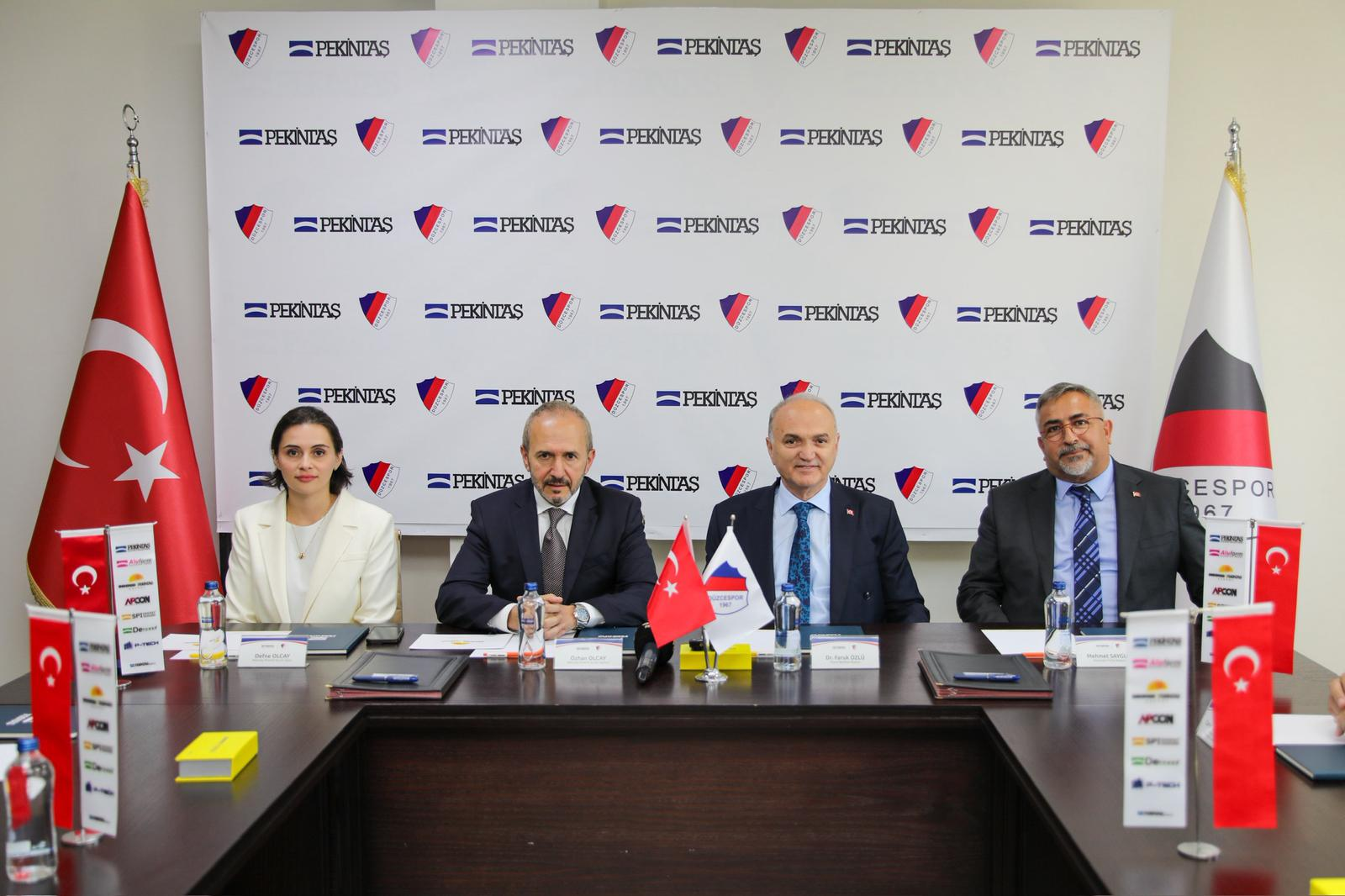 PEKİNTAŞ DÜZCESPOR’A SPONSOR OLDU